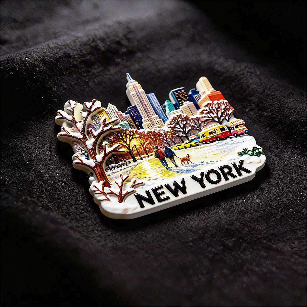 New York City 3D Souvenir Fridge Magnet – Travel Collection Keepsake