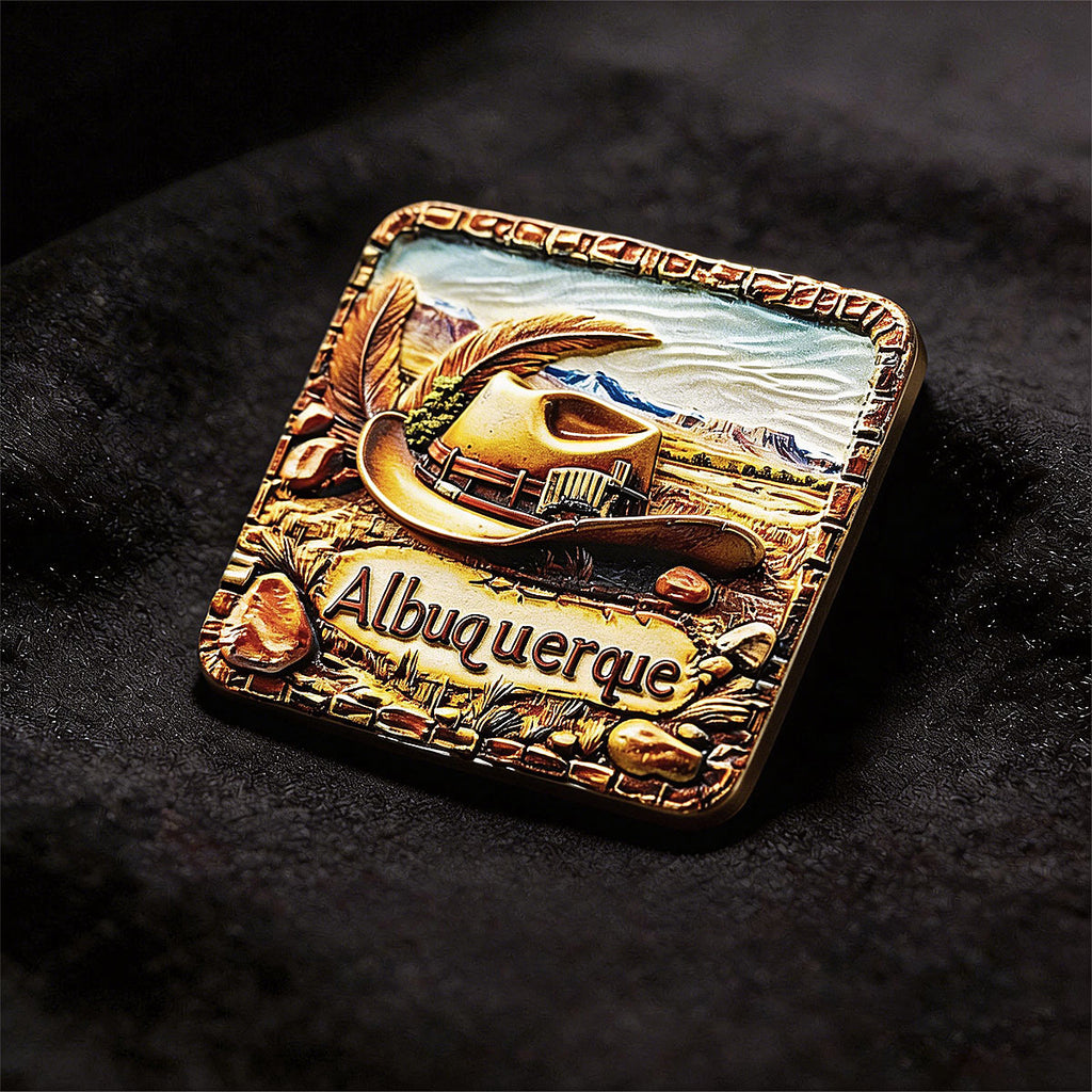 Albuquerque Sand Dunes 3D Souvenir Fridge Magnet – Travel Collection Keepsake