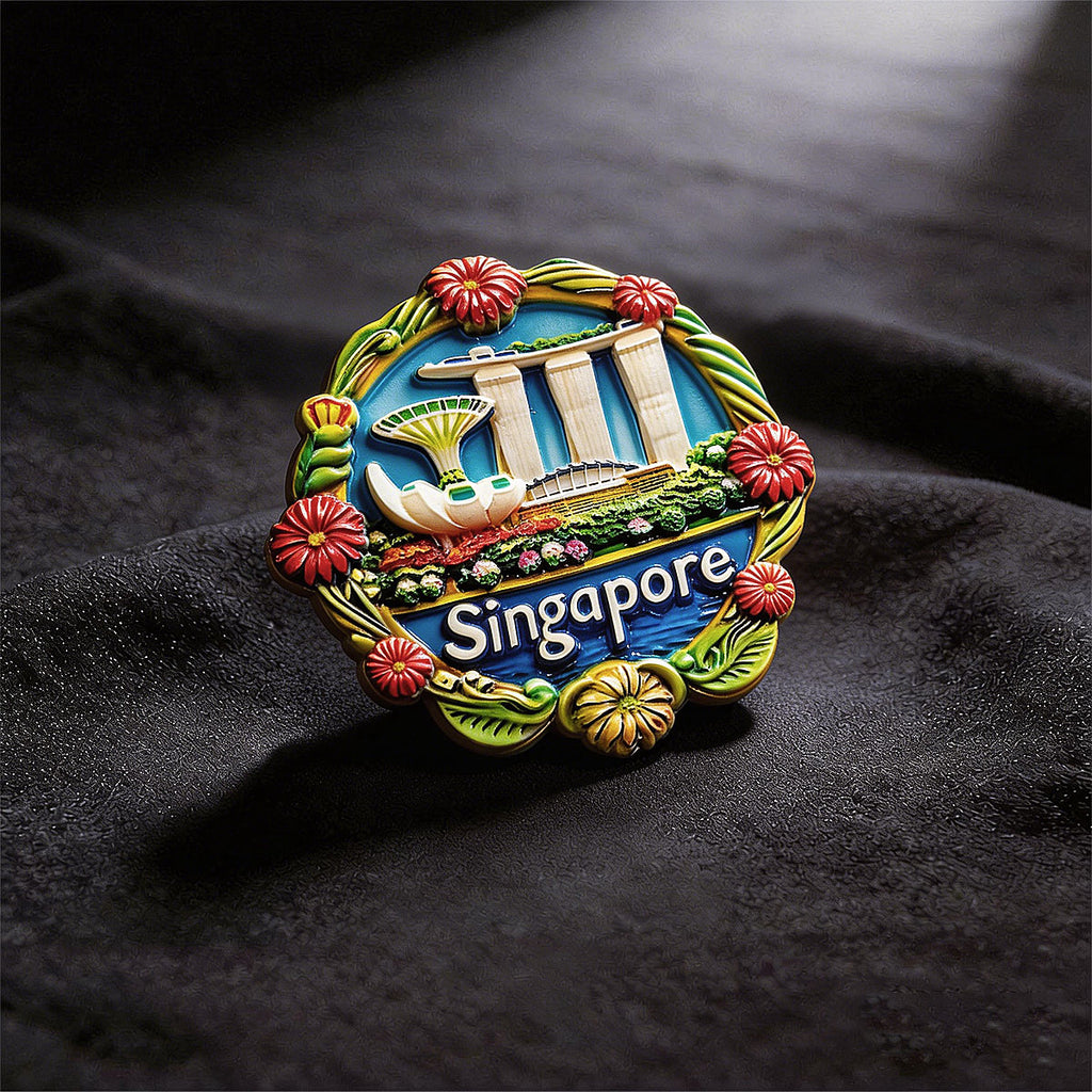 Singapore Souvenir Fridge Magnet